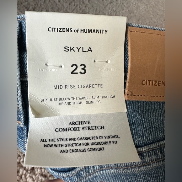 NWT Citizens of Humanity Skyla Jeans - Picture 6 of 6